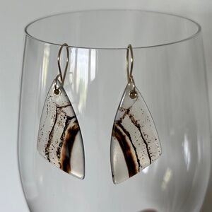Jamie Joseph Agate Earrings Excellent Rare!